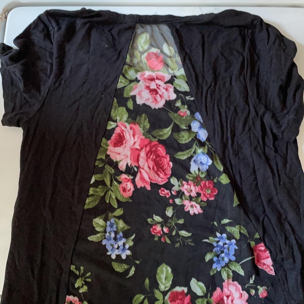Brandy Blu maternity T-shirt w see through back - Picture 3 of 5